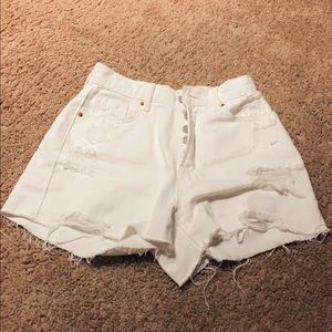 Pacsun white shorts